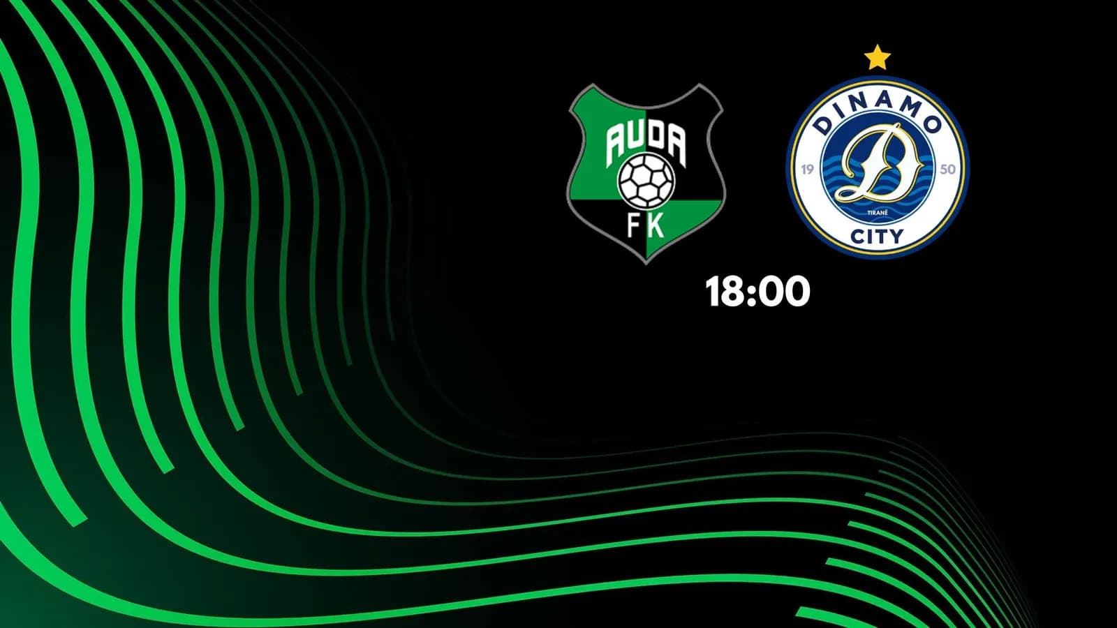 Auda – Dinamo, formacionet zyrtare
