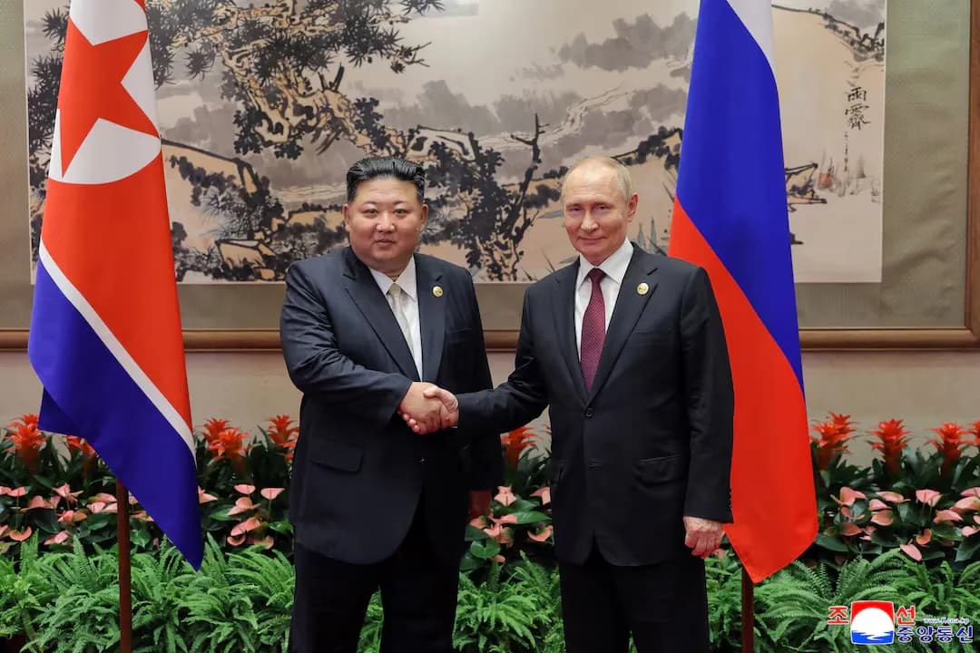 Kim dhe Putin riafirmojnë lidhjet në Ditën e Çlirimit të Koresë
