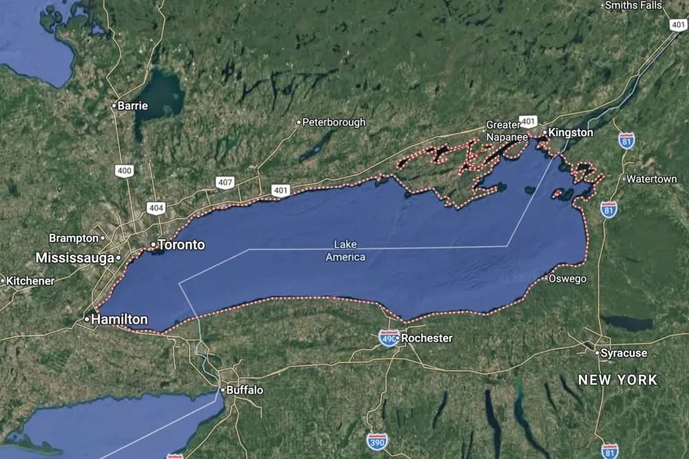 Pas urdhrit të Trump, Google Maps i ndryshon emrit liqenit Ontario në “Liqeni Amerika”