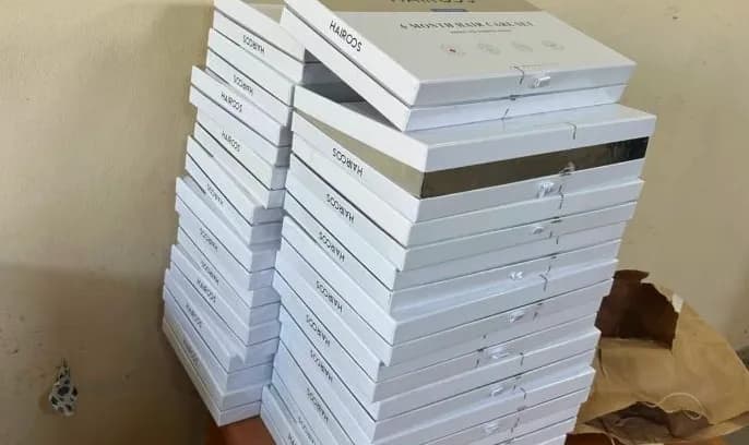 Dogana zbulon produkte të padeklaruara për trajtimin e flokëve, vlera e tyre mbi 4000 euro