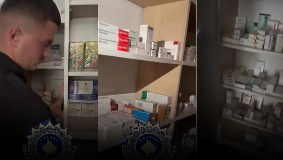 Sekuestrohen mbi 200 pako me barna të kontrabanduara në një barnatore në Prishtinë