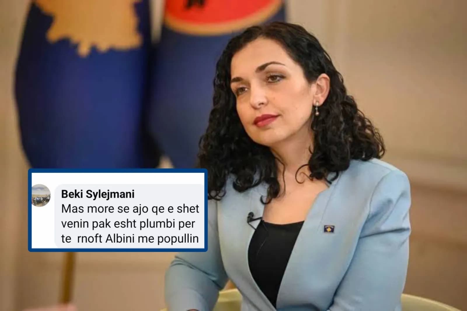 Arrestohet aktivisti i VV-së që kërcënoi ish-presidenten Vjosa Osmani me “vdekje” e “plumb”