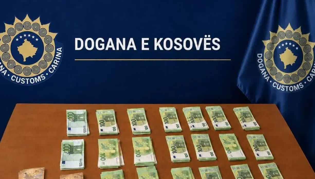 Dogana zbulon 30 mijë euro të padeklaruara në Vërmicë