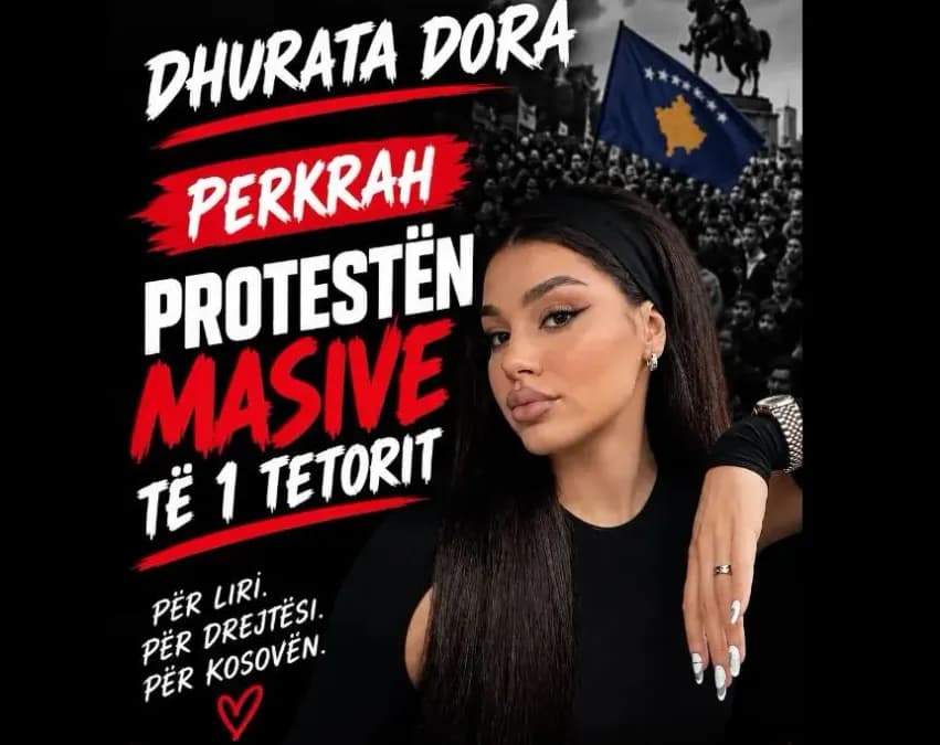 “Jo në emrin tim”, Dhurata Dora mbështet protestën e 1 tetorit