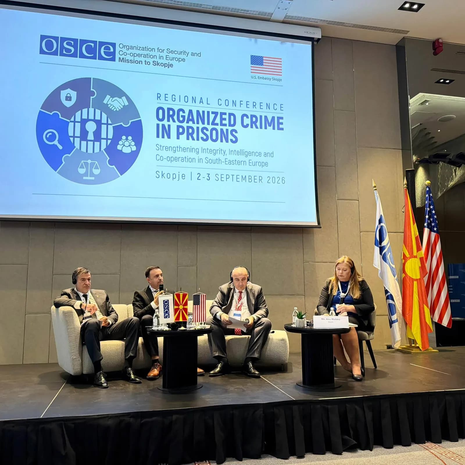 Krimi i organizuar në burgje, Dibrani përfaqëson Kosovën në konferencën rajonale në Shkup