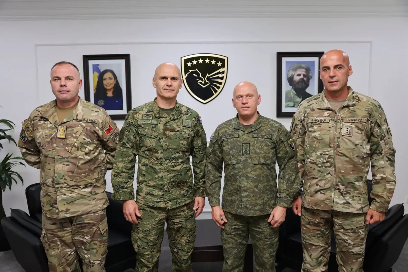 Komandanti i FSK-së takon udhëheqësit e Forcave Speciale të Shqipërisë dhe Kroacisë