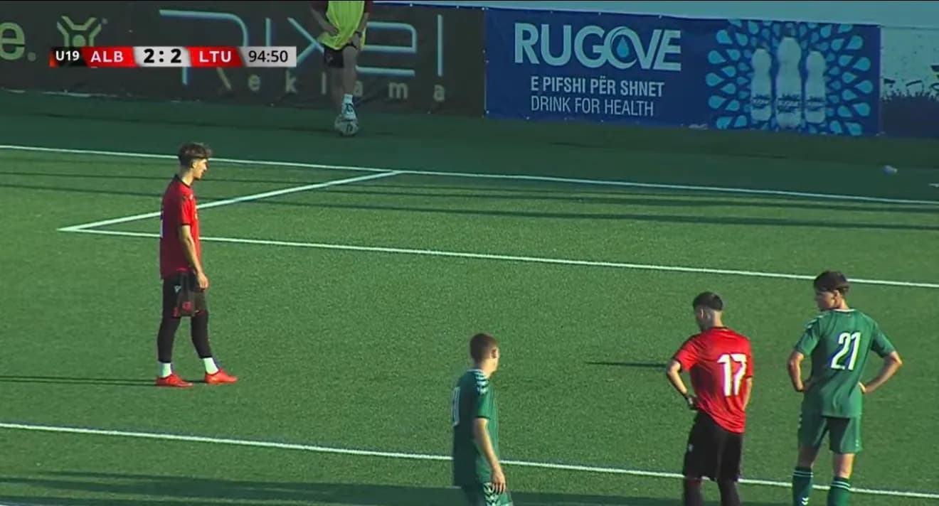 Ylli i Tottenhamit i jep fitore Shqipërisë U19 ndaj Lituanisë