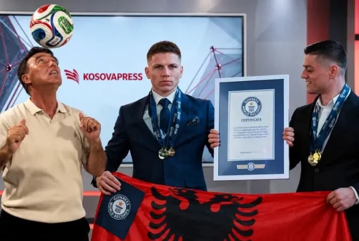 Shqiptarët që thyen rekorde Guinness