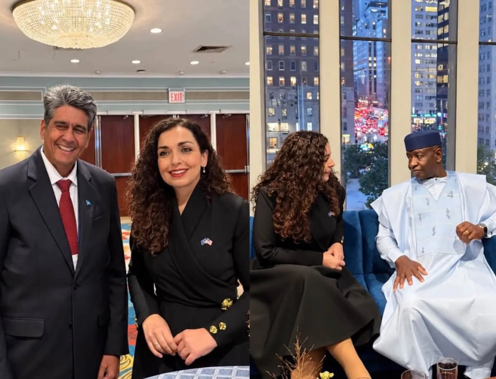 Osmani në New York takohet me Presidentin e Sierra Leones dhe të Palaus: Serbia pretendonte se këto shtete kishin tërhequr njohjen për Kosovën