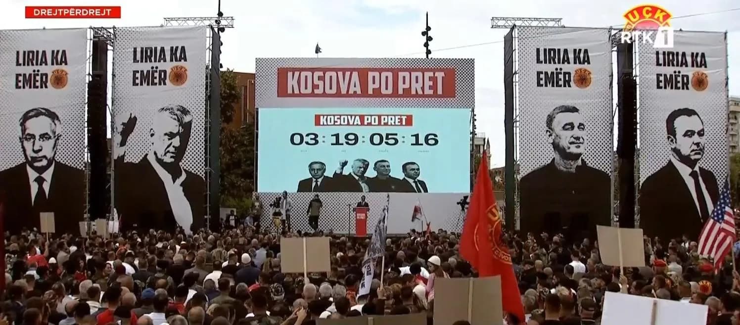 "Mora fjalë" përmbyll Marshi për liri, mijëra qytetarë marshuan në mbështetje të ish-krerëve të UÇK-së