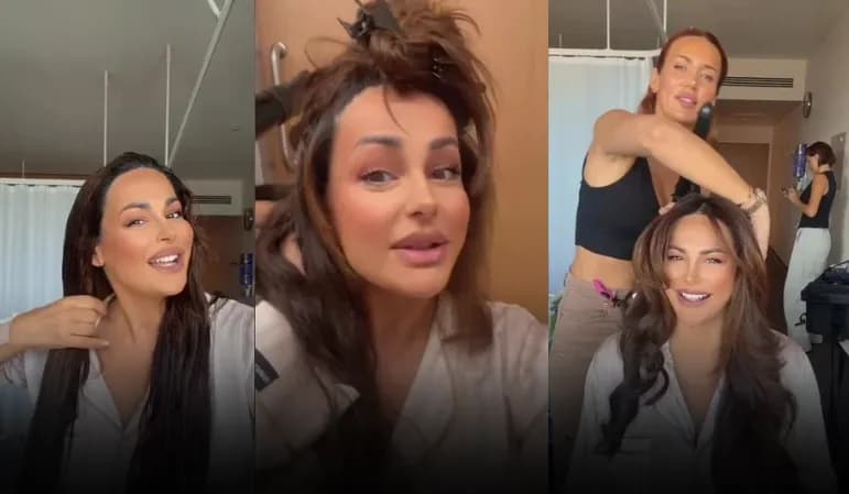 Derisa pret në spital lindjen e binjakëve, Xhuli Nura nuk heq dorë nga kujdesi për pamjen