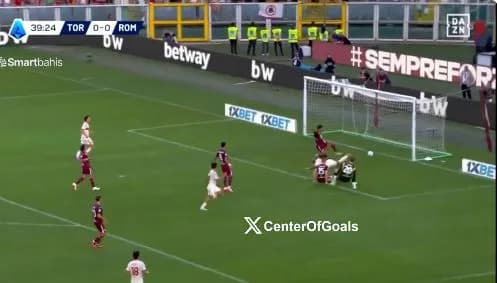 Gol me fat nga Malen, Roma në epërsi