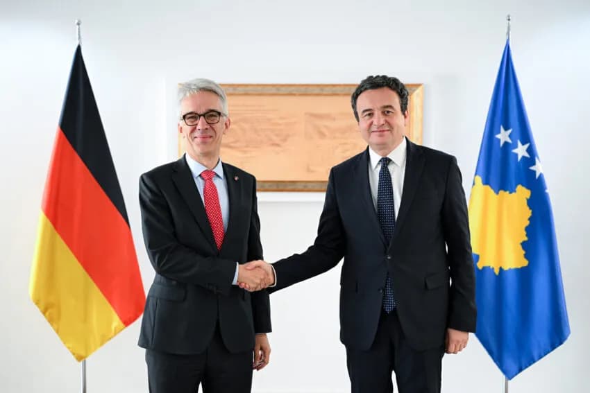 Ambasadori gjerman, për Kurtin: Mezi presim të vazhdojmë bashkëpunimin tonë dypalësh