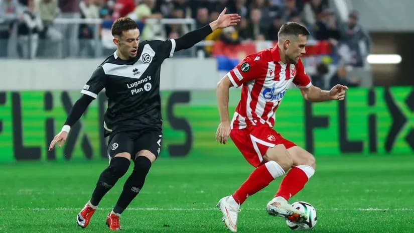 Albian Ajeti shënon ndaj Crvena Zvezdës në Conference League