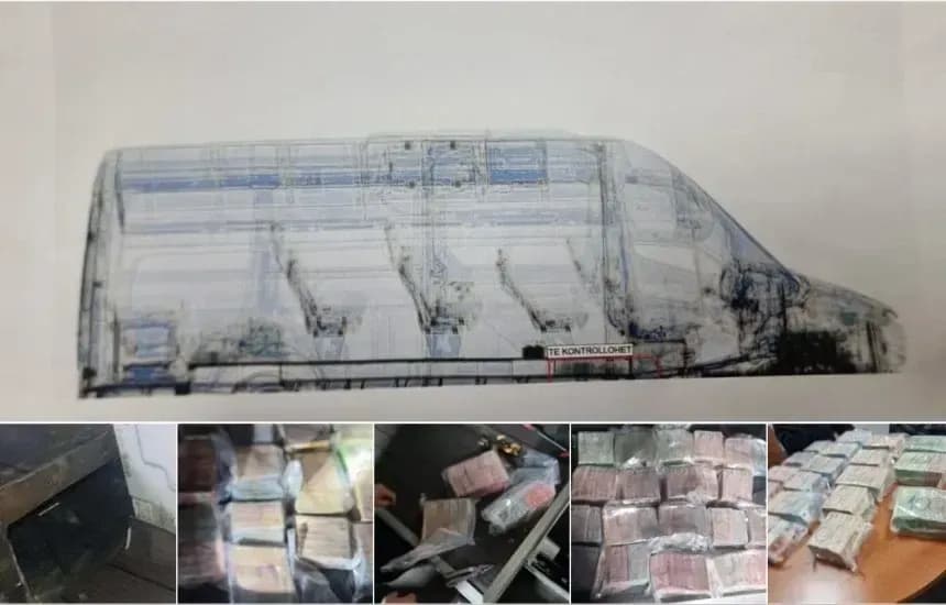 Arrestohet shtetasi gjerman që iu gjetën 1 milion euro në veturë në Merdarë, s’mundi të dëshmojë prejardhjen e parave