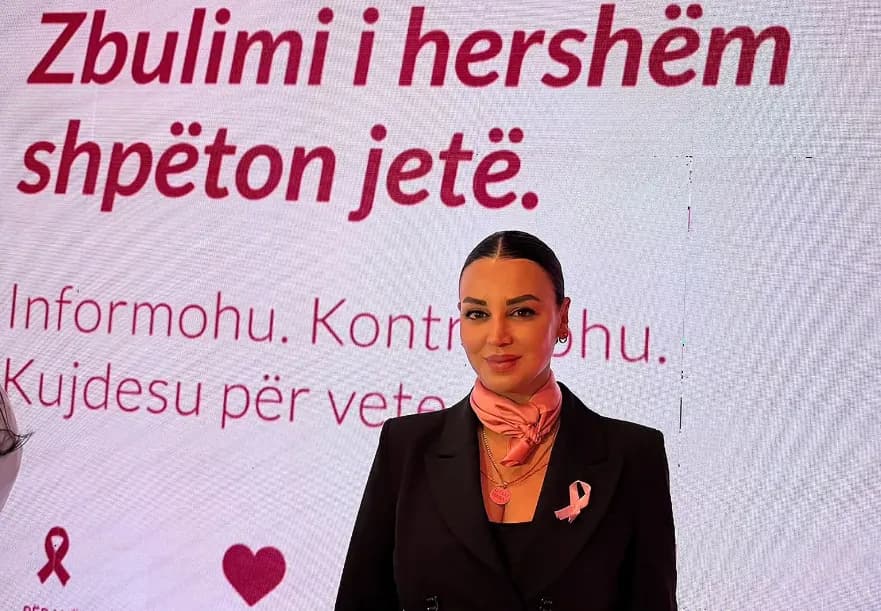 Mirjeta Durmishi me mesazh në Tetorin Rozë: Mos e shtyj, kontrollohu sot