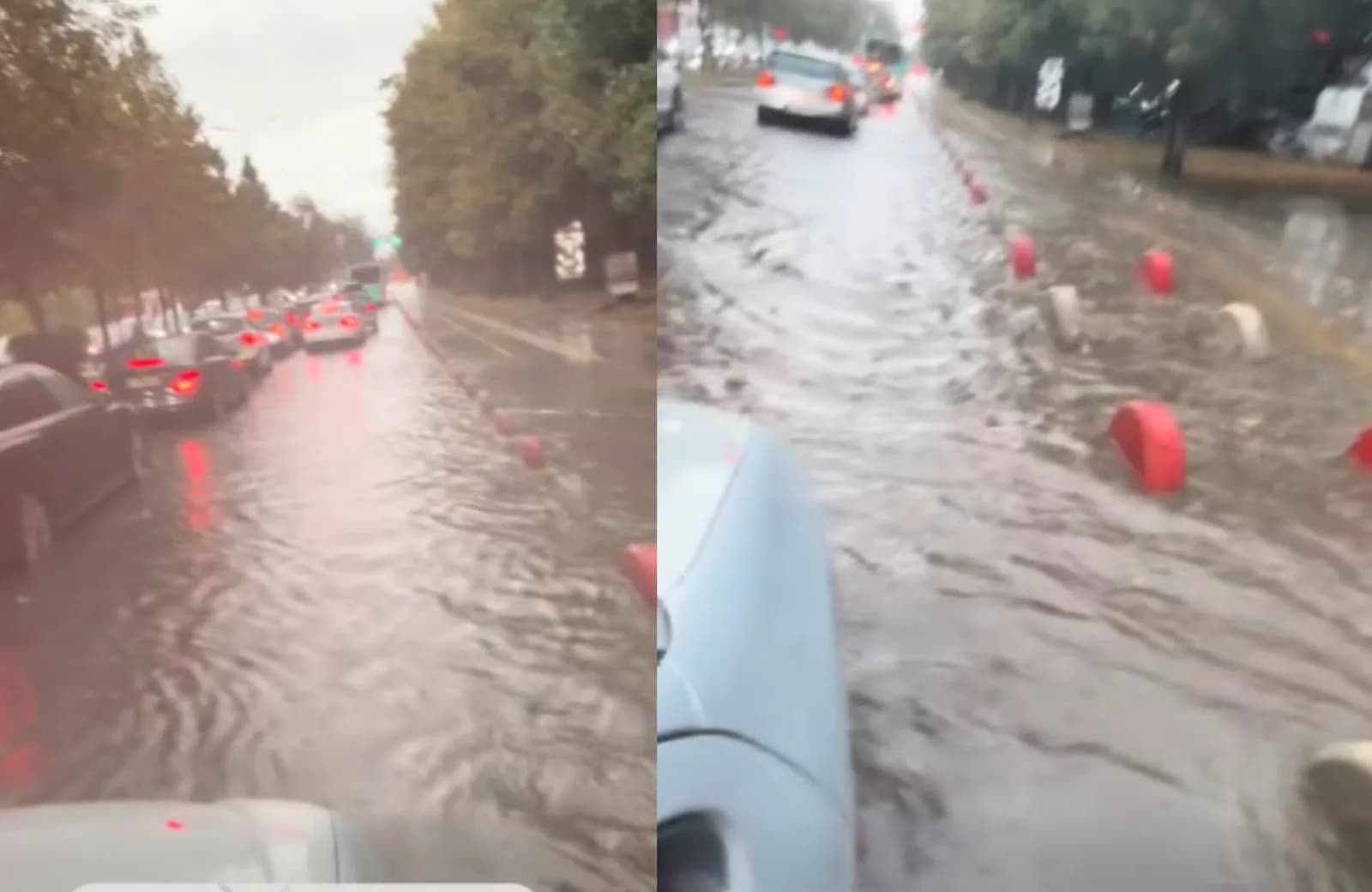 Shiu nuk ndalet në kryeqytet, vërshohet edhe rruga “Agim Ramadani”