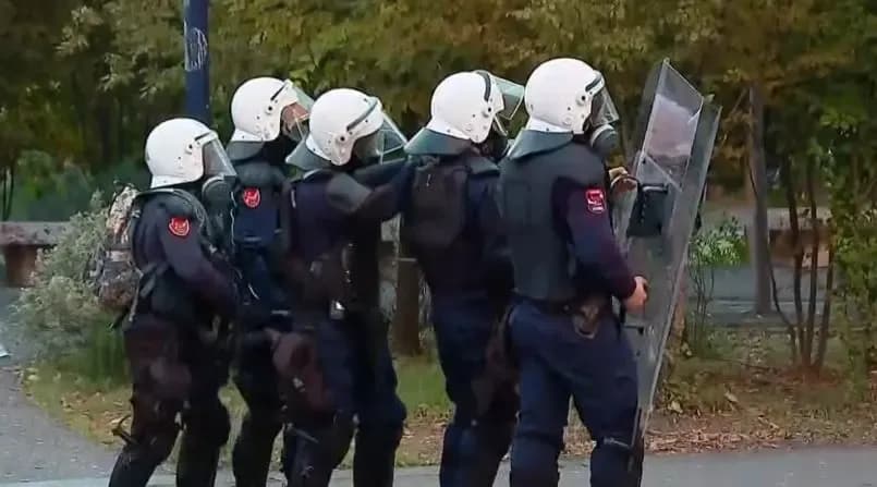 Protestat në Tiranë: Ndalohen 11 persona, shtatë të tjerë lihen të lirë