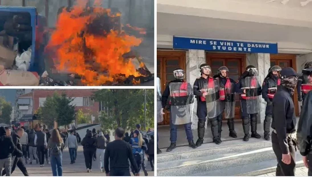 LIVE/ Lezha, Shkodra dhe Elbasani zgjohen me tensione, studentët dhe gjimnazistët në protestë, Rama te bizneset private të dëmtuara dje në Tiranë