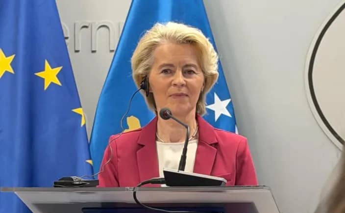 Von der Leyen: Askush s’mund ta rishkruajë historinë e Kosovës, rezistenca në luftë s’ka qenë në gjykim