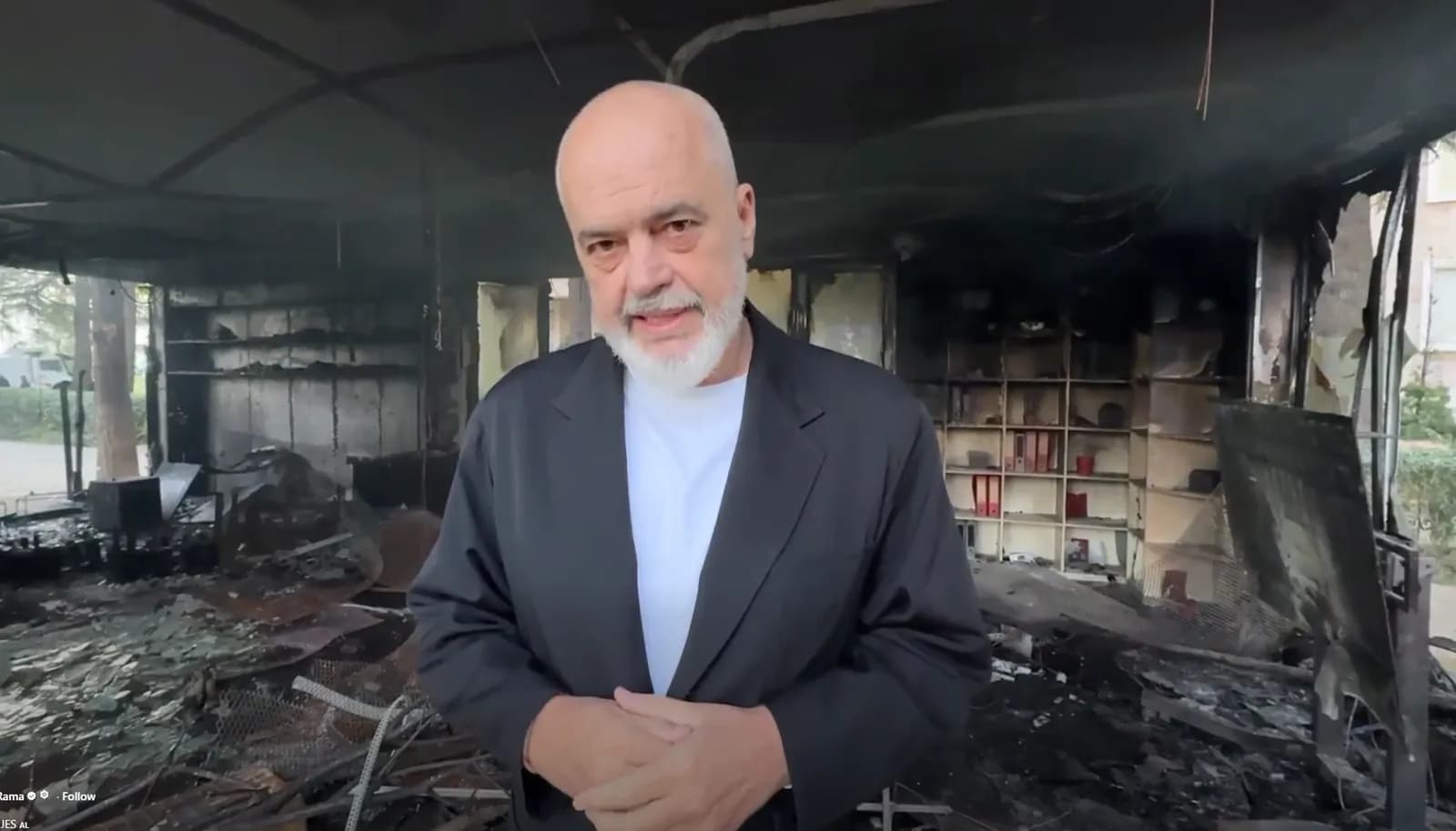 Revolta në Tiranë, Edi Rama del në terren: Këto s'janë duart e studentëve, por të atyre që duan ta ulin poshtë Shqipërinë