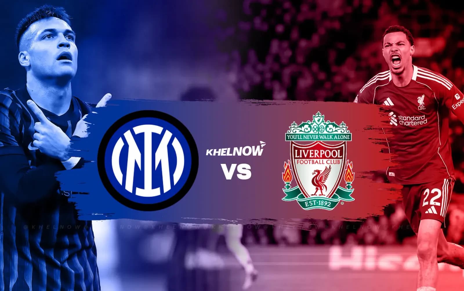Inter – Liverpool, formacionet zyrtare