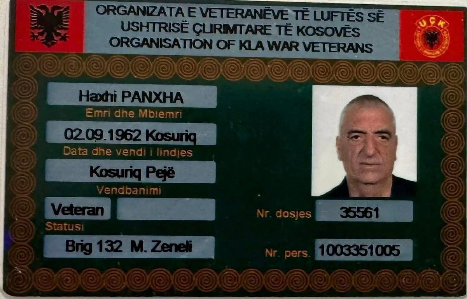Vdes ish-luftëtari i UÇK-së, Haxhi Panxha