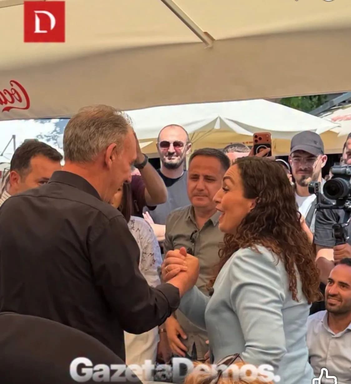Osmani e Limaj takohen rastësisht në Prizren