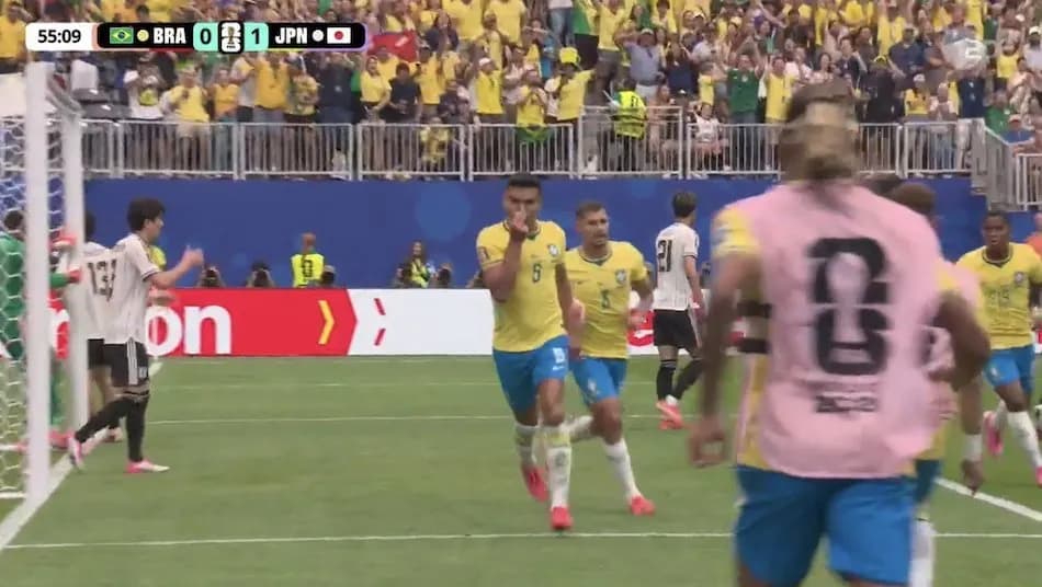 Martinelli “heroi” i Brazilit, çon në shtëpi Japoninë