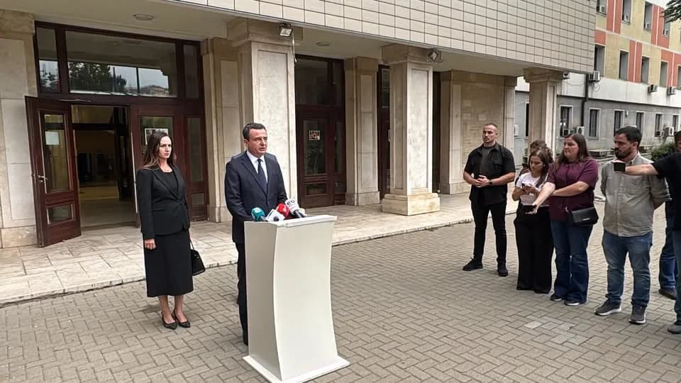 Lajmi i fundit- Përfundon takimi, Kurti flet para mediave
