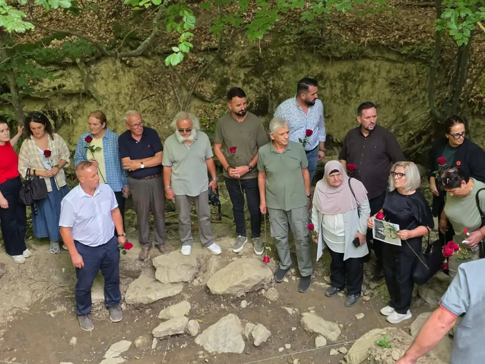 Mbahen homazhe në nder të viktimave të personave të zhdukur në Kalludër
