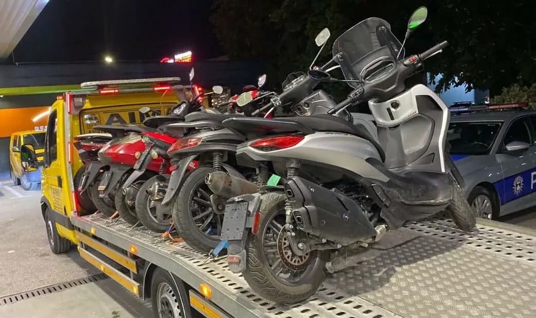 Masa ndaj 171 ngasësve të motoçikletave në Pejë, disa prej tyre konfiskohen