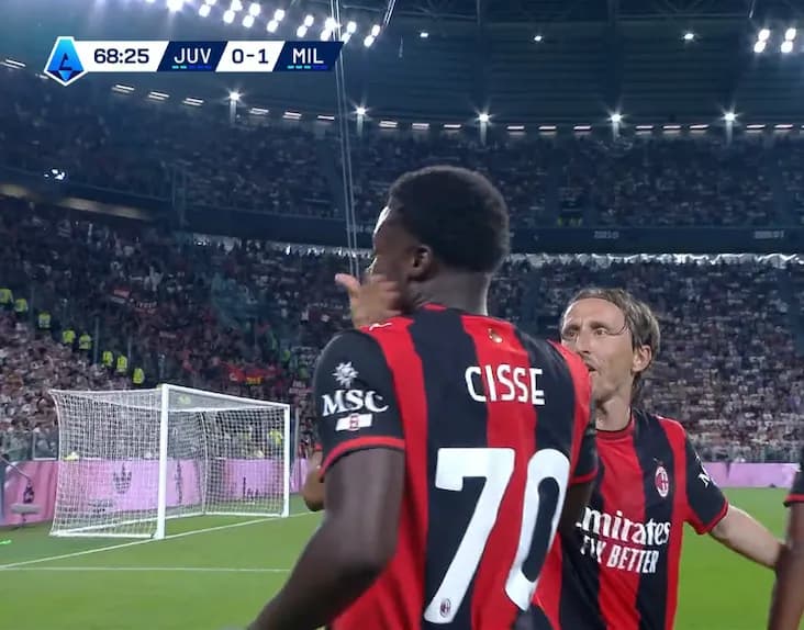 GOOOOOOL! Cisse realizon gol ndaj Juventusit, ekipi i Milanit në avantazhit