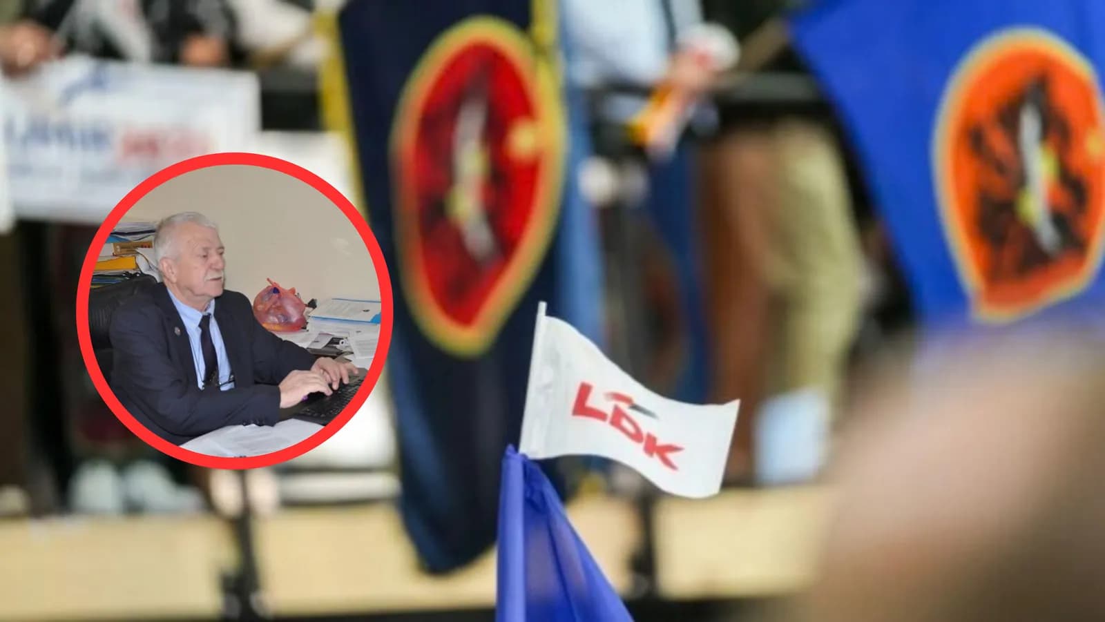 Vdes Musa Rexhaj, veprimtar i LDK’së