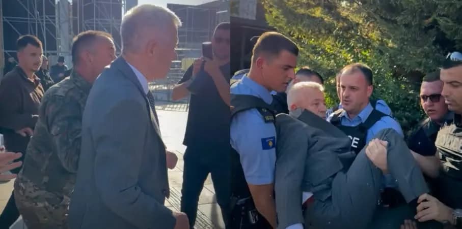 Organizatori i protestës rrëfen se si kishte ndodhur momenti me deputetin e VV’së që u bartë mbi rrethojat te Kuvendi