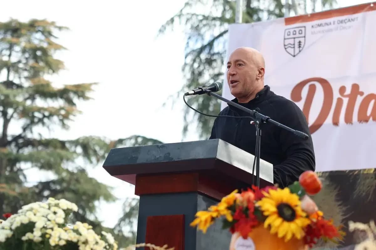 Haradinaj në Deçan për “Ditën e Gështenjës”, vlerëson traditën dhe fermerët