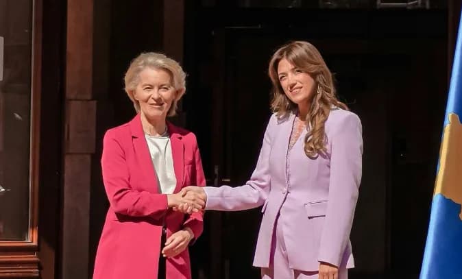 Haxhiu pret në takim Von der Leyen