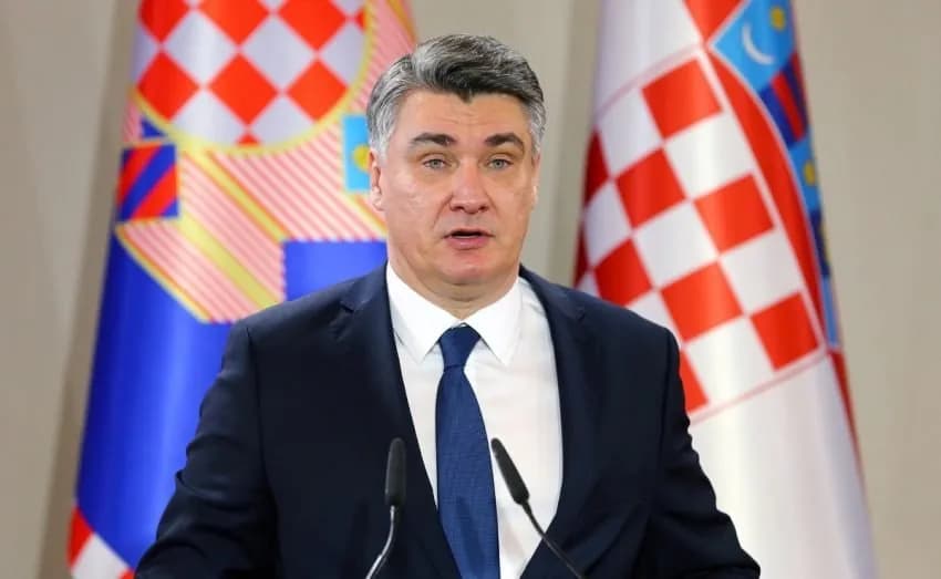 Presidenti kroat ka urdhëruar ndërprerjen e plotë të bashkëpunimit ushtarak të Kroacisë me Izraelin
