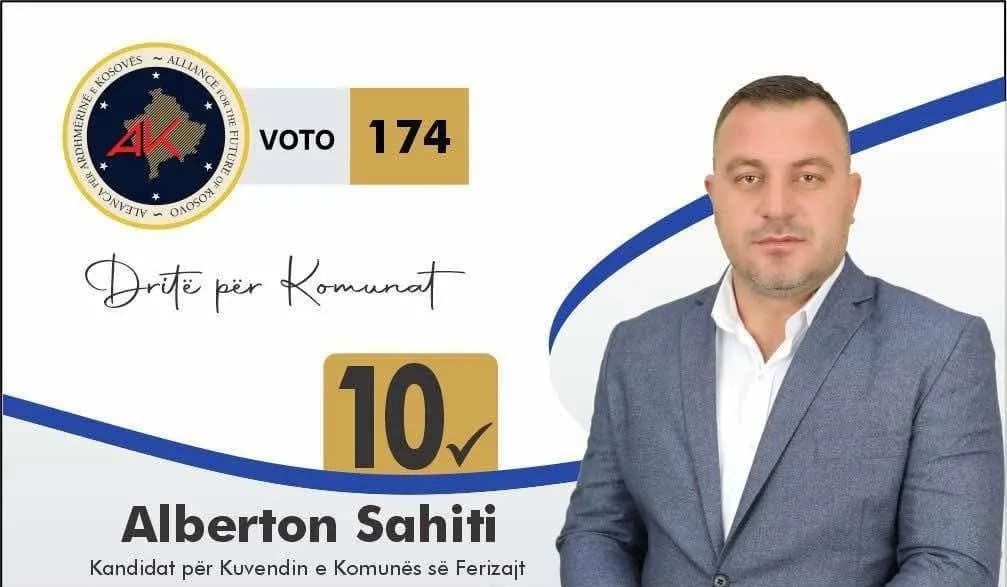 10-shi i AAK-së kandidon për Asamblenë Komunale të Ferizajt