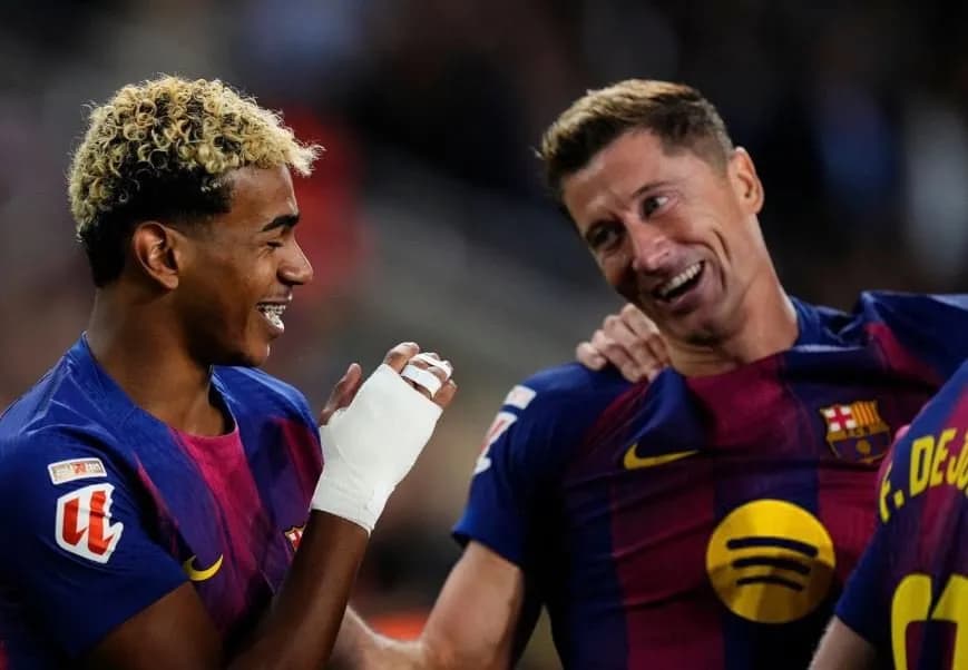 Barcelona lider i La Ligas, Lamine Yamal rikthehet me asist