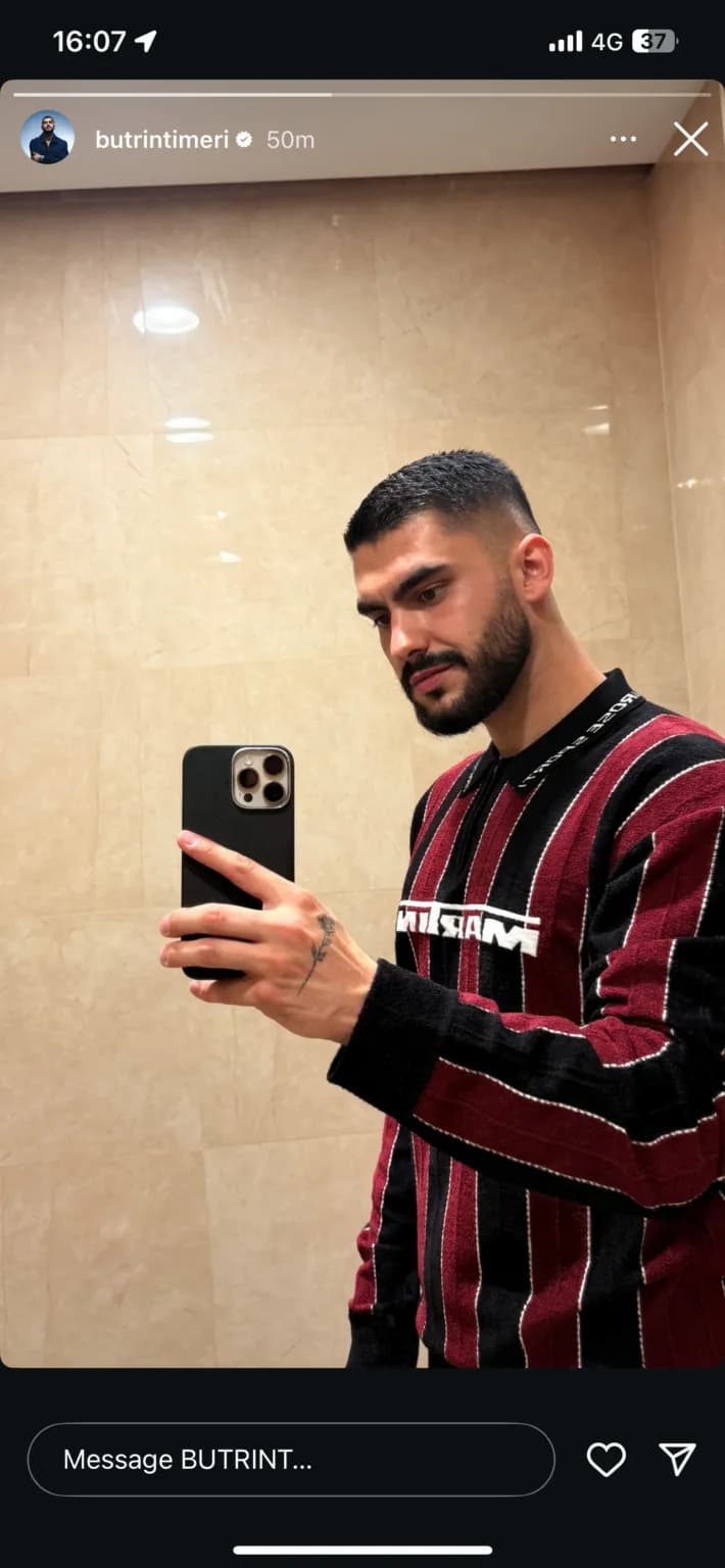 Butrinti tregon një detaj të veçantë në postimin e fundit