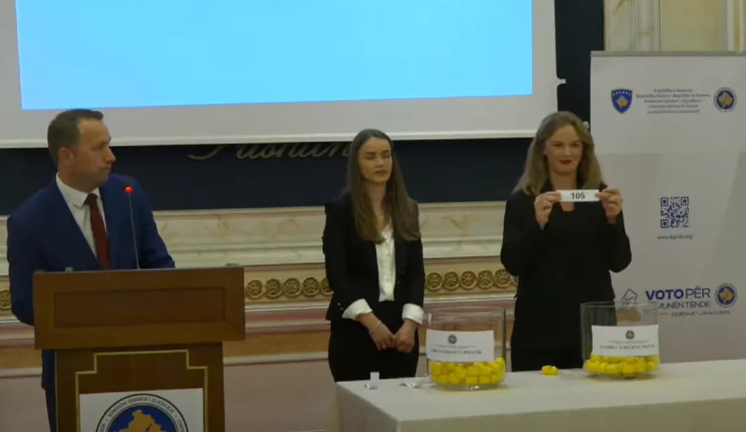 KQZ hedh shortin për renditjen e subjekteve politike në fletëvotime – VV garon me numrin 105