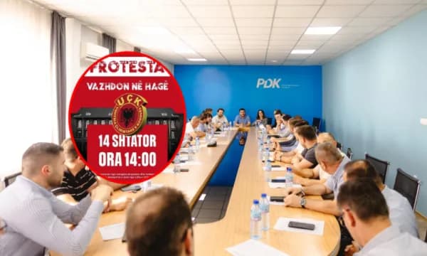 PDK merr pjesë në protestën e paralajmëruar në Hagë më 14 shtator