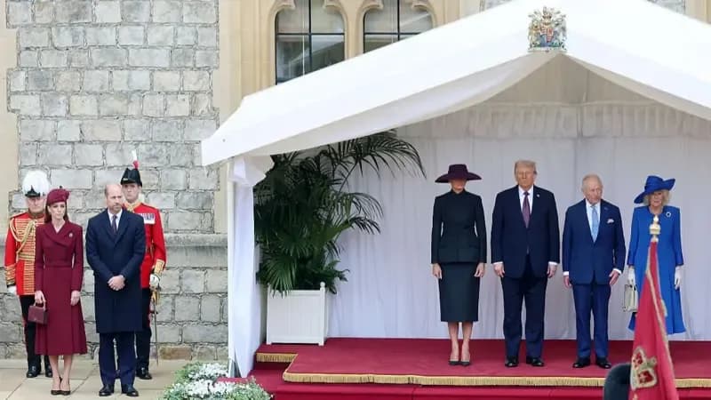 Trump pritet nga Mbreti Charles në Kështjellën Windsor