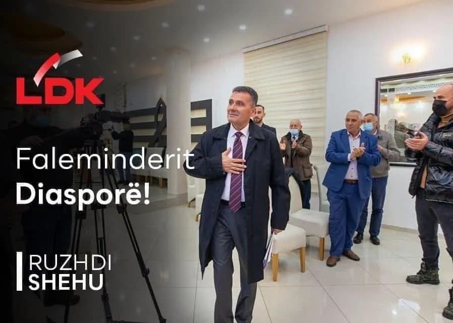 Diaspora mobilizohet për mbështetjen e Ruzhdi Shehut