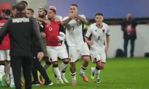 E veshi dhe shënoi gol në Lesvkovc, kaq po shitet fanella e Rey Manaj