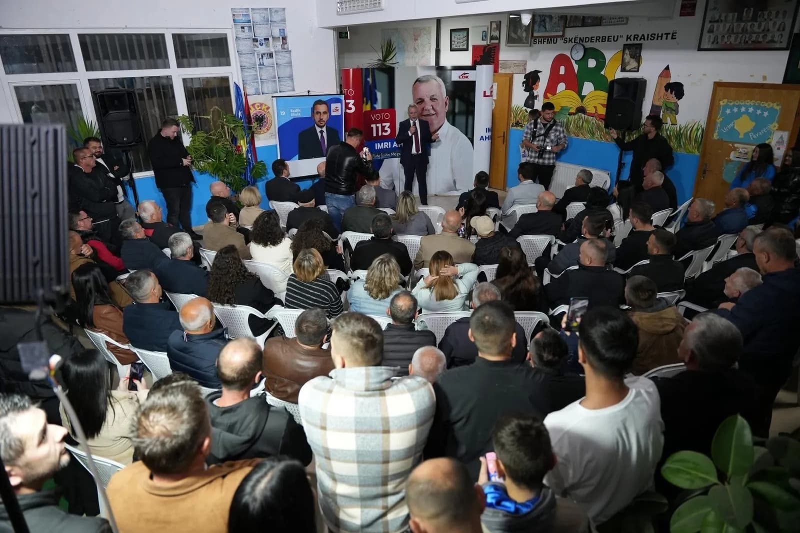 Entuziazëm i jashtëzakonshëm për Imri Ahmetin në Kraishtë: Vazhdojmë drejt fitores së madhe