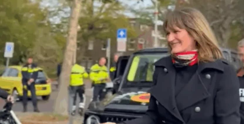 Ish-hulumtuesja e Tribunalit të Hagës, Nevenka Tromp i bashkohet motoristëve në Hagë