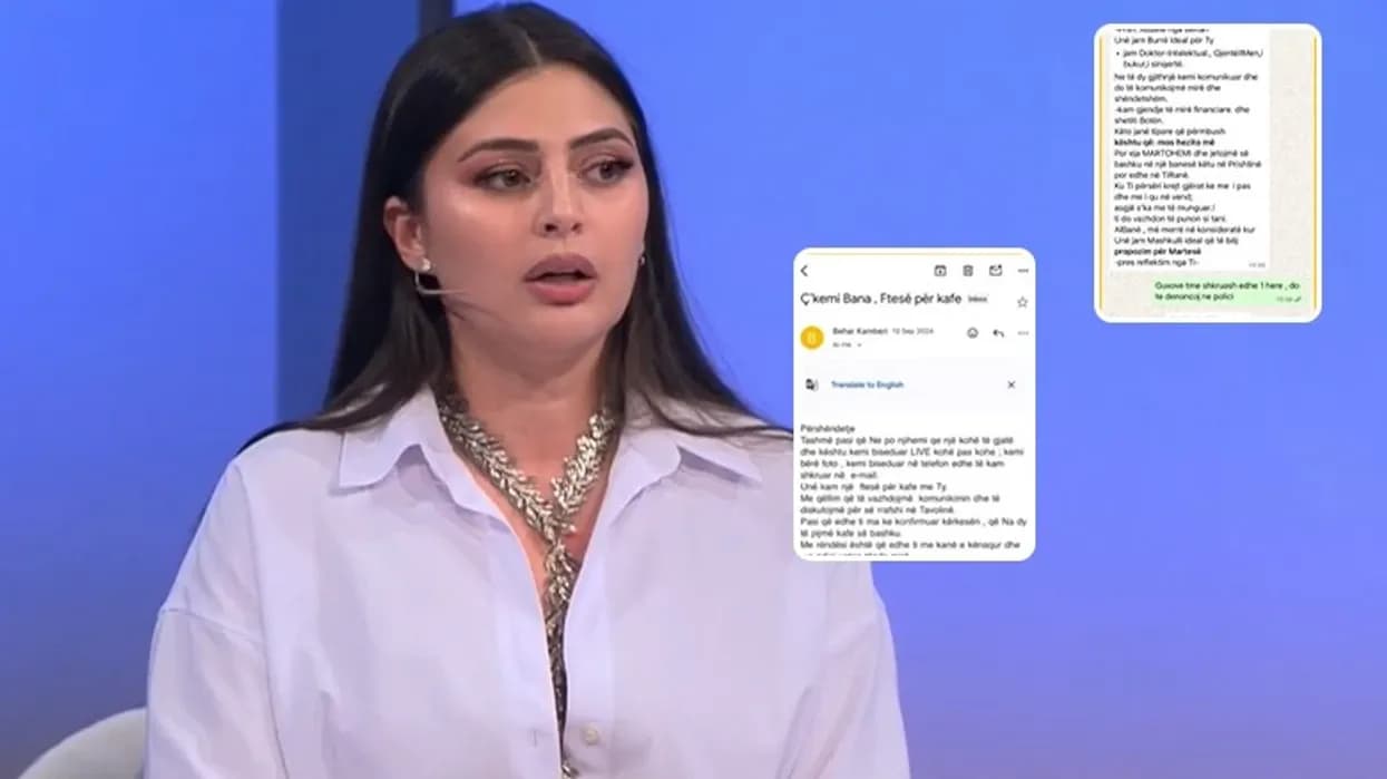 “Jam i bukur, kam gjendje financiare të mirë dhe shëtis botën”, gazetarja Albana Bejko publikon mesazhet e psikiatrit nga Kosova që e përndiqte