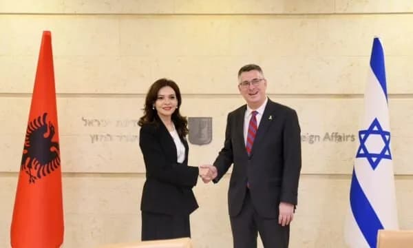 Kryediplomatja shqiptare pritet në Jerusalem nga homologu i saj izraelit: Riafirmuam miqësinë e qëndrueshme Shqipëri – Izrael
